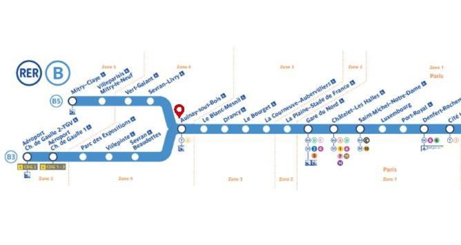 Studio Pratique Cdg/Villepinte/ Le Bourget Aulnay-sous-Bois Eksteriør bilde
